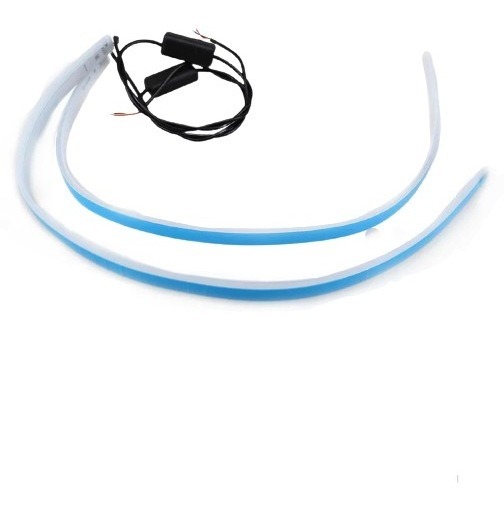 Cinta Led Faro 60cm Ojo De Angel + Luz De Cruce - Imagen 2
