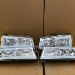 Faros Silverado 2003/2007 Cara Diablo Led Por Juego