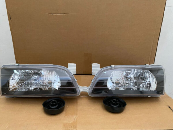 Faros  Toyota Corolla Baby Camry 94/98 Fondo Negro Par - Imagen 3