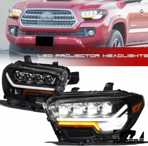 Faros Toyota Tacoma Led Proyector  2016/2023 - Imagen 4