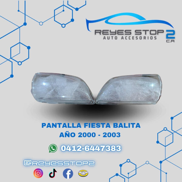 Pantalla De Faros Fiesta Balita 2000/2003 (par) - Imagen 3